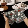 Мужское нижнее белье плоские трусы из чистого хлопка мужские шорты-боксеры с принтом
