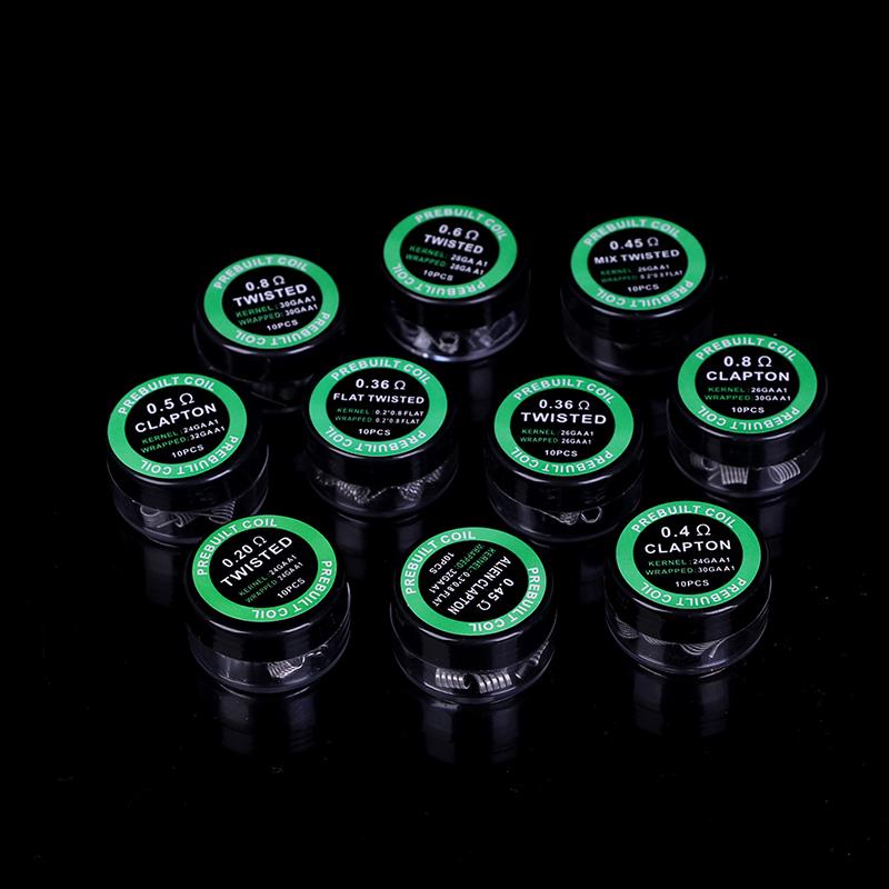 10 шт. A1 витые плавленые катушки Hive Clapton, готовые обмотки проводов, катушка Rda