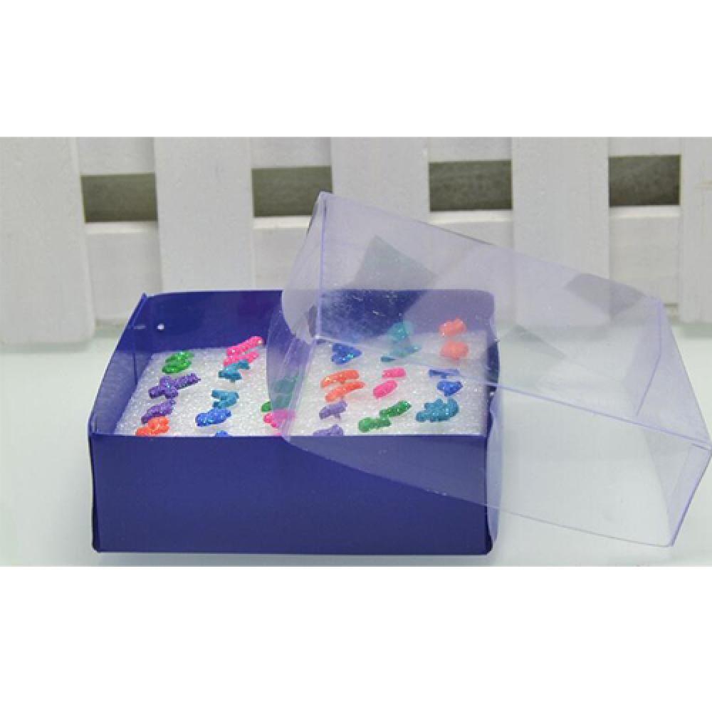 18 Pairs Novelty Lady Women Plastic box Ear Studs Earrings Gold/Silver Plated
