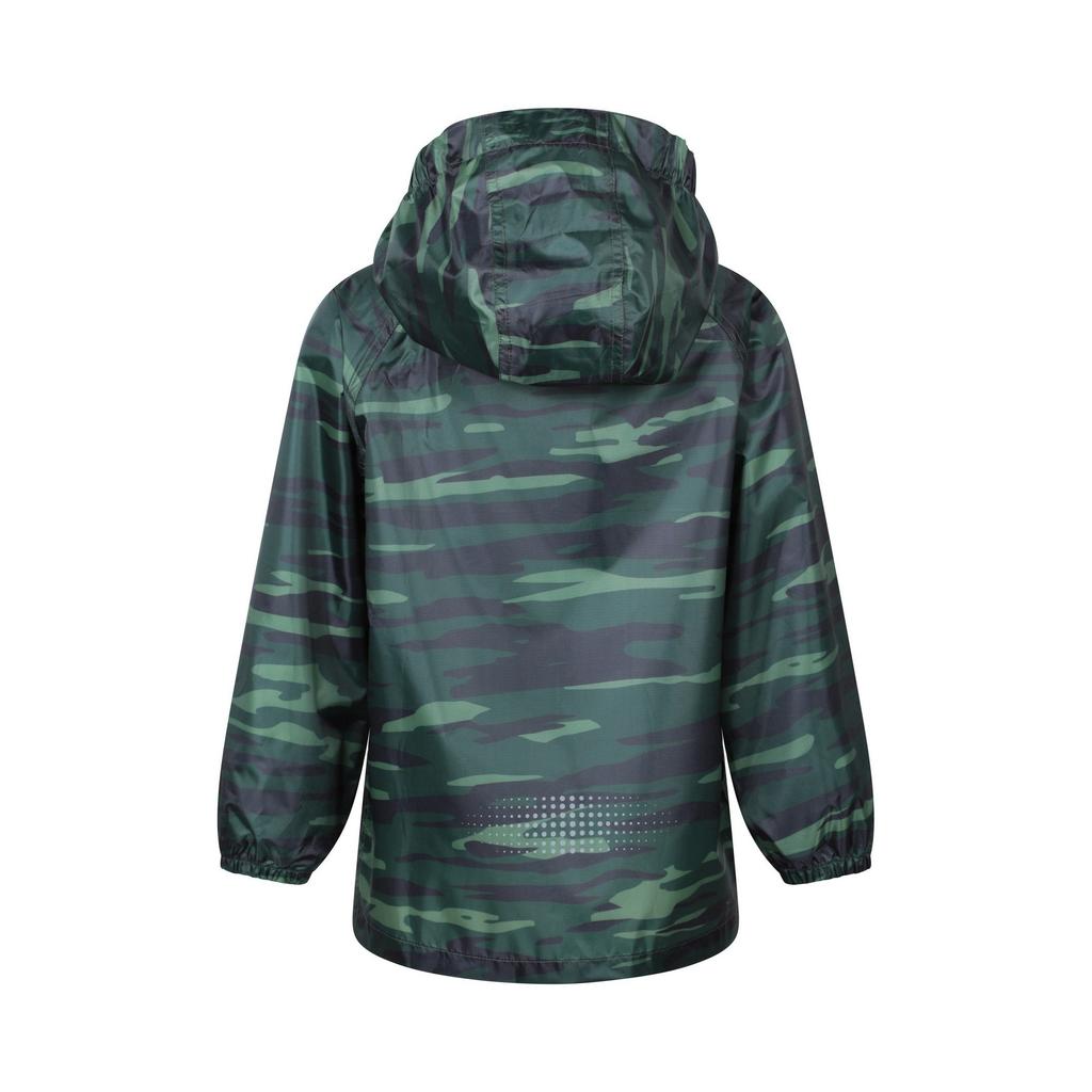 Mountain Warehouse Childrens/Kids Pakka Camo Waterproof Jacket