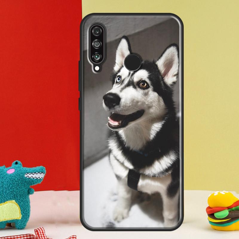 Siberian Husky Sled Dog For Huawei P30 Pro P60 P50 P20 P40 P Smart Nova 9 5T Honor Magic 5 Lite X8 X9 a 50 70 Case