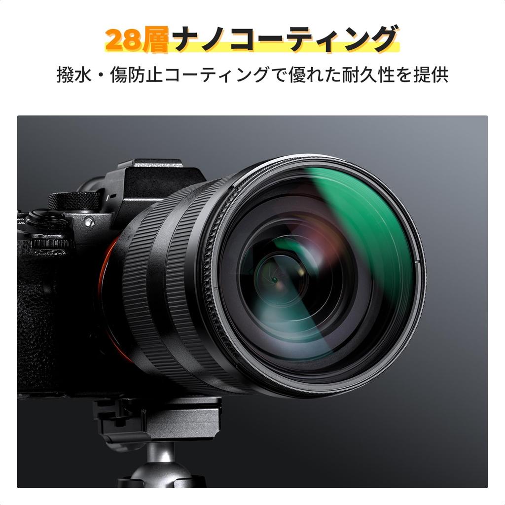 Фильтр Concept 62 мм CPL, салфетка для чистки крышки объектива, круговая поляризация света, цветовой контраст, регулировка отражения, высокая светопропускаемость, 28-слойное покрытие