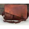 Мужская винтажная сумка-мессенджер через плечо для ноутбука из натуральной кожи ручной работы