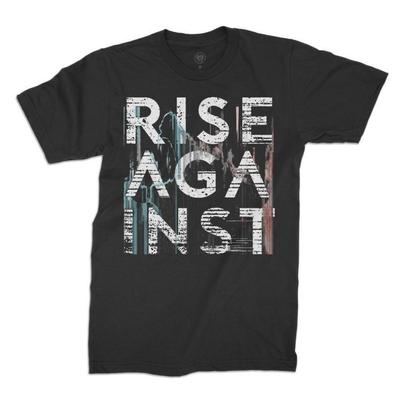 Футболка унисекс с надписью «Rise Against Stacked Wolves Kings Road Merch»