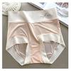 Ice Silk High-Waist Seamless Panties - Ultra-Thin, Breathable, Nude Feeling for Women and Girls
