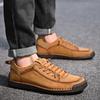 FashionMens Shoes Outdoor Fashion Leather Casual Shoes Non-slip Sneakers Comfortable Walking Shoes for Men Flats Zapatos Hombre