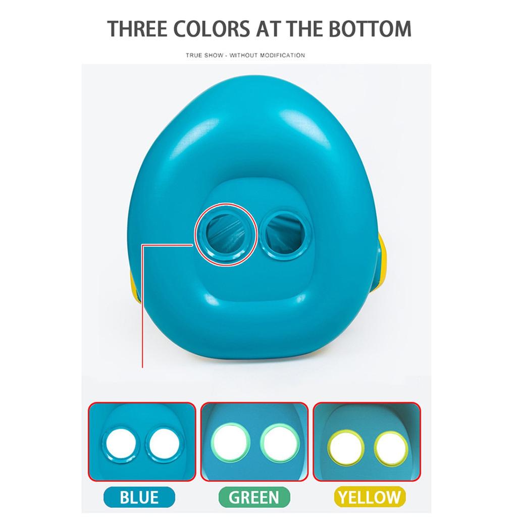 Baby Swimming Ring Children's-Boat With Roof And Handles Swimming PVC Inflatable