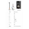Tire Inflator Portable Air Compressor With Digital Pressure Gauge 6X Fast Inflation Cordless Air Pump Tires LED Light