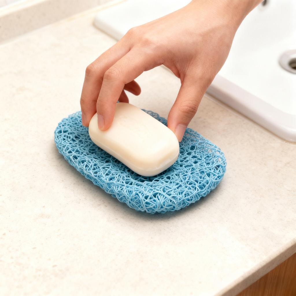 Новый ПВХ Коврик для мыла SOAP SAVERанти- - Дренажный коврик Простая раковина Ванная комната