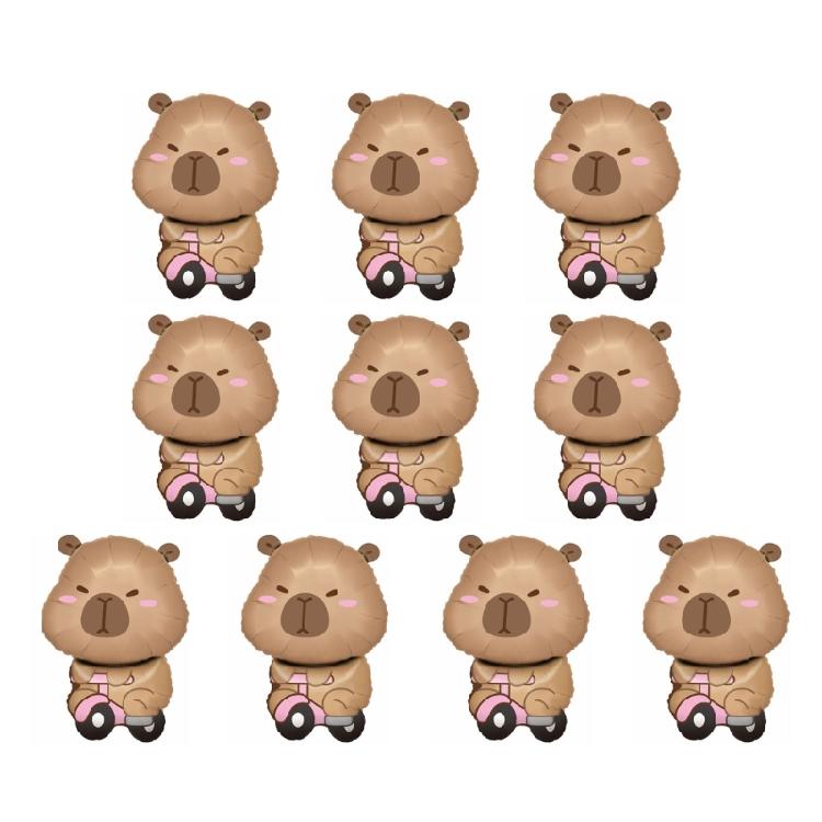 Набор из 10 портативных шаров-капибар для украшения фестиваля, для фестивальных мероприятий и веселых собраний, прост в использовании