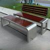 Outdoor Stainless Steel Park Bench