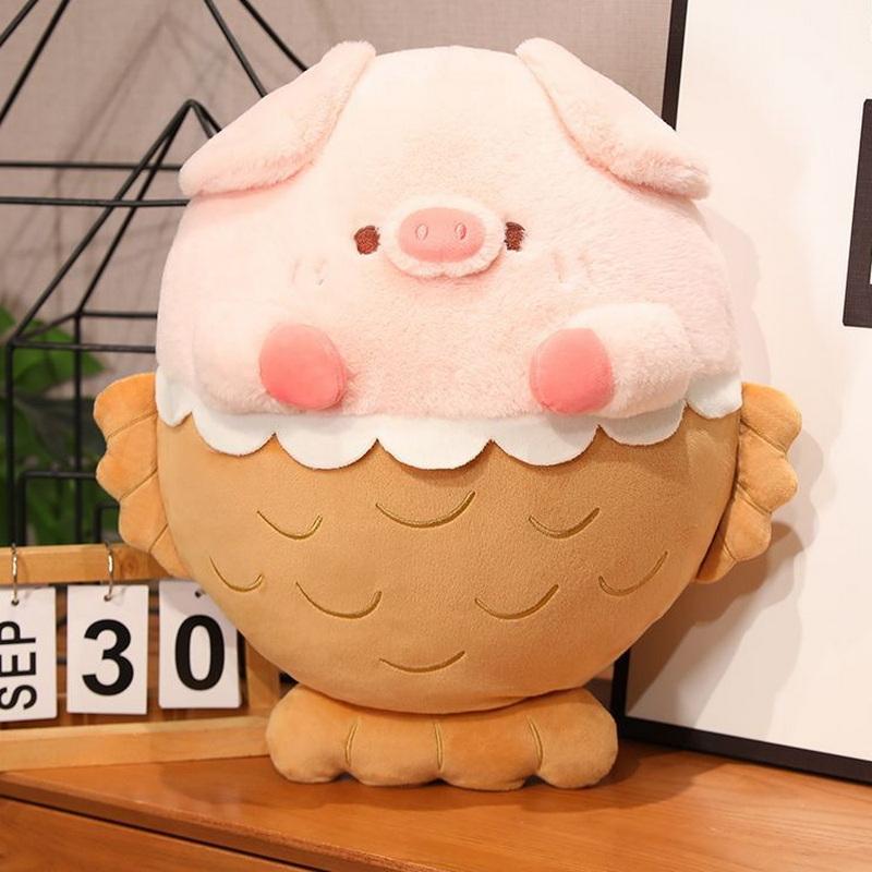 Милая плюшевая игрушка Снаппер-поросенок, плюшевая, мягкая, розовая свинка, для сопровождения во сне, подушка для обнимания, для девочки на день рождения
