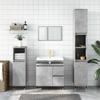 VidaXL Bathroom Cabinet Concrete Grey 30x30x190 Cm 831536