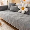 Winter Thick Plush Sofa Cushion for Living Room Non-slip Couch Cover Corner Sofa Towel Seat Pad Sofa Protection Cover