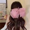 Chiffon Spring Clip Super Fairy Big Bow Hair Clip Ponytail Women's New Cloud Head Flower Hair Accessories