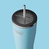 Thermos Straw Cold Insulation GLC [ICON SERIES] Tumbler, 710ml, Only, Glacier, ASTB-710