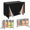 Чехол для стойки хранения складных стульев 186*89*107 см Долговечный чехол для стойки хранения складных стульев 420D - Водонепроницаемый и устойчивый к УФ-излучению!