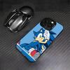 Cute S-Sonics Hedgehog Phone Case For IPhone17 Air 16 15 14 Plus 13 12 11 Pro 7 8 XS Max XR Silver Black Bumper Case