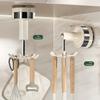 Wall Mounted Six-claw Rotating Hook Powerful Suction Cup Hook Kitchen Utensil Holder  For Home