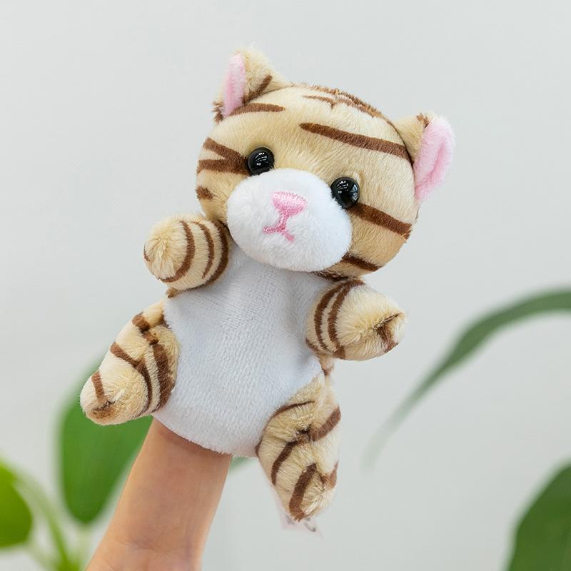 Лесное животное Пальчиковая кукла Панда Плюшевая игрушка Дети Океан Акула Кукла