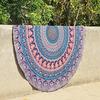 Indian Large Round Tapestry Camping Cotton Fabric Mandala Tablecloth Yoga Mat Boho Beach Blanket Circle