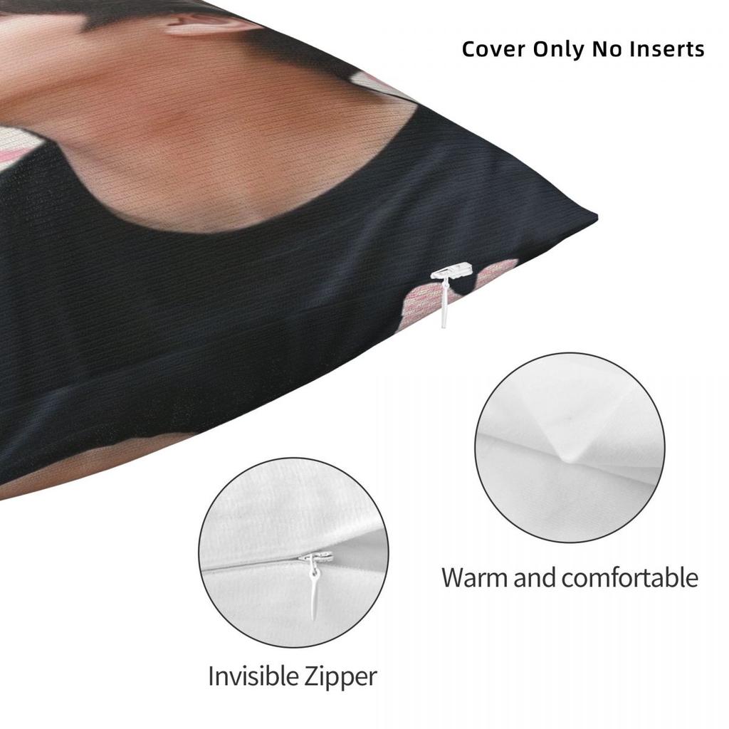 Soft And Sweet Bed Park Ji Hoon Fan Giftdecoration Pillowcases Accessories Pillow Cover Square Multiple Sizes