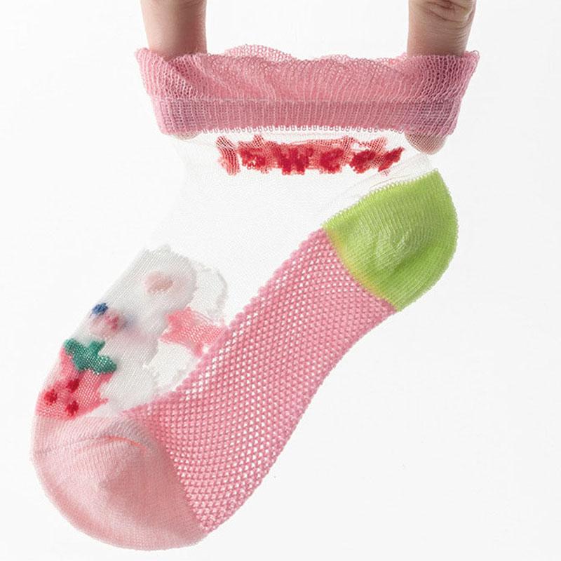 5 пар/лот летние детские хлопковые носки для мальчиков и девочек, модные сетчатые носки с рисунком на весну, новые носки для школьников 1-12 лет, подростков