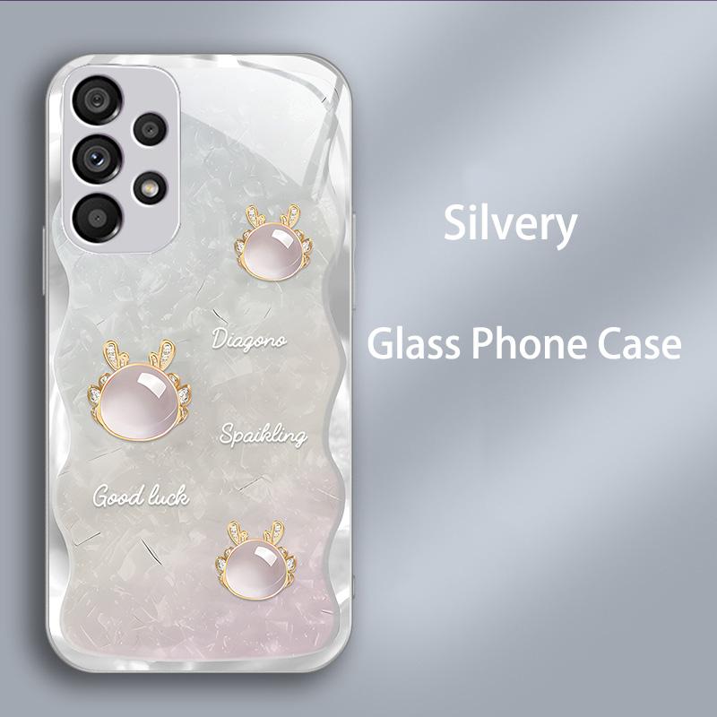 Luxury Tempered Glass Case for Samsung Galaxy A52 A52S A72 A22 A13 Lte A12 M12 A50 A50S A30S A20S Hard Shockproof PC Cover Funda