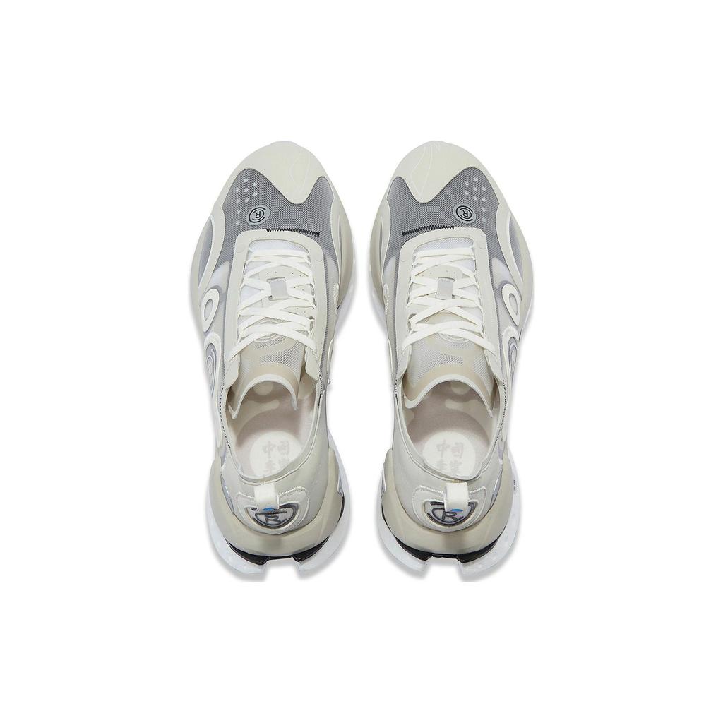 Li Ning Absolute Shadow CRC Non-Slip Low-Top Casual Shoes Men Shoes Gray White AZGT017-3