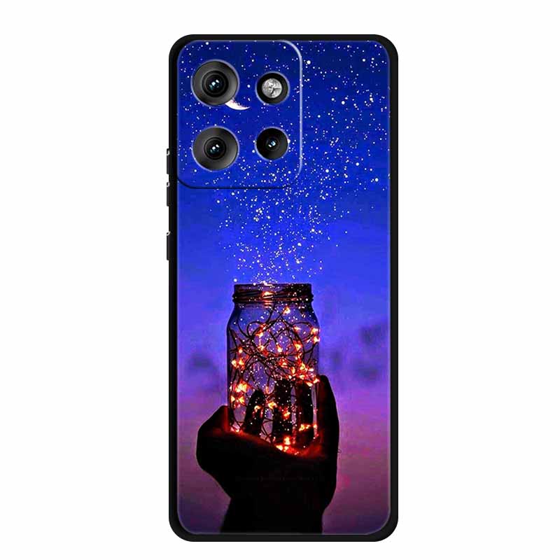 Чехол для Moto Edge 50 Neo Роскошные мягкие силиконовые чехлы из ТПУ для Motorola Edge 50 Neo Moto S50 5G Ударопрочный чехол с рисунком сердца Fundas