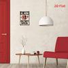 "2D Flat Classic 'Alarm Do Not Open' Metal Sign – Wall Hanging Plaque for Warehouses & Offices | Decor"