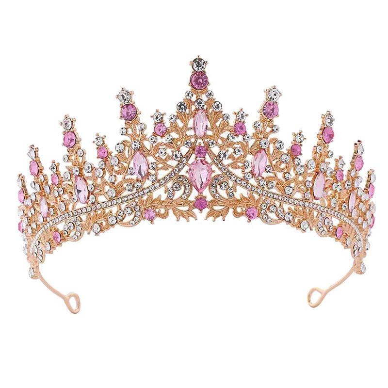 A Versatile New Bride Crown Headwear Hair Band Crown for Birthday Parties Wedding Banquets and Crown Gifts