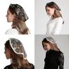 Chapel Headcoverimg Mantilla Headpiece Church Cap Veil Embroidery Mesh Church Veil Chapel Veil Head Covering