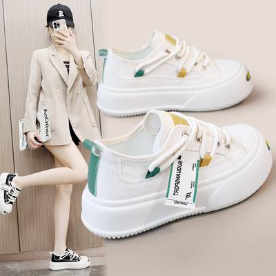 Женская повседневная обувь, противоскользящие модные кроссовки на массивной платформе со шнуровкой, дышащая сетка, прогулочная обувь, спортивные кроссовки для бега, женские