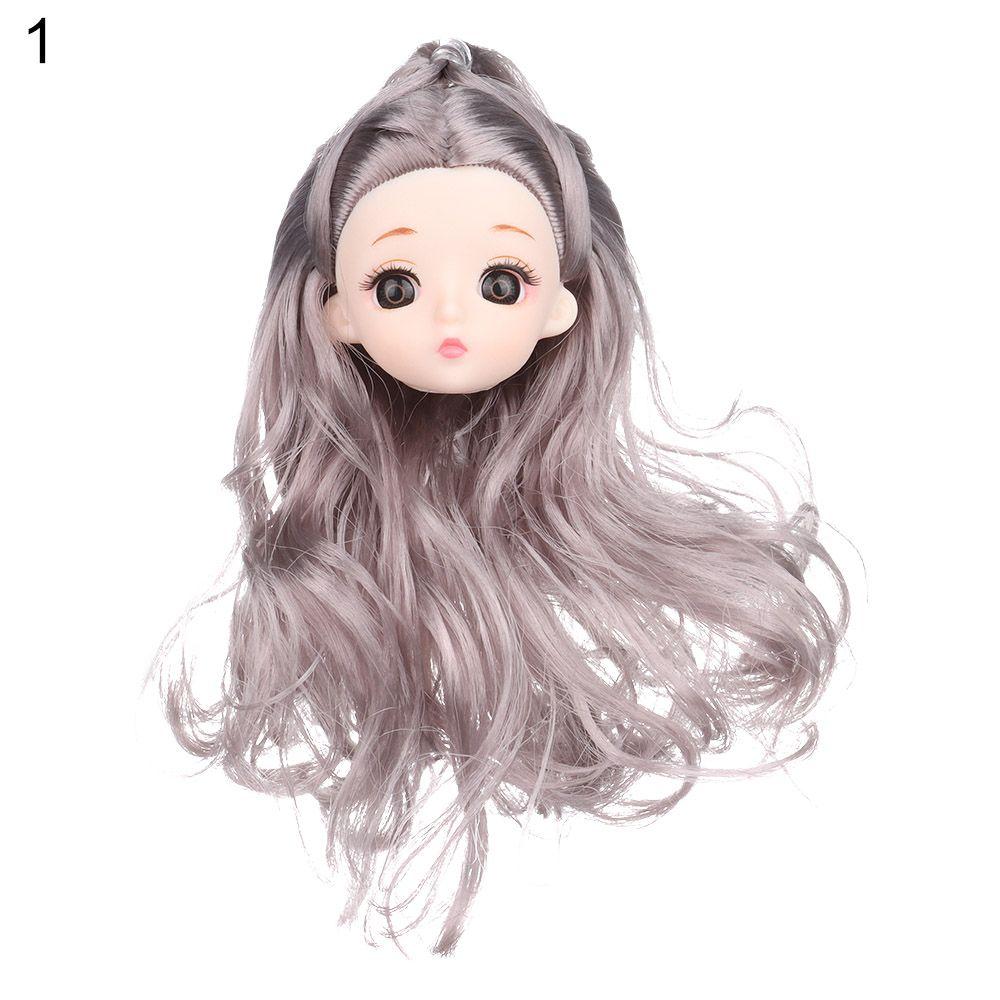 Girl Gift Hairstyles 1/6 BJD Doll Head 16cm Dolls Ancient Doll Accessories DIY Head Wear