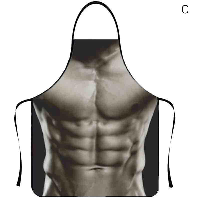 Мускулистый мужчина, сексуальная женщина, забавные кухонные фартуки для женщин, украшения дома, подарки
