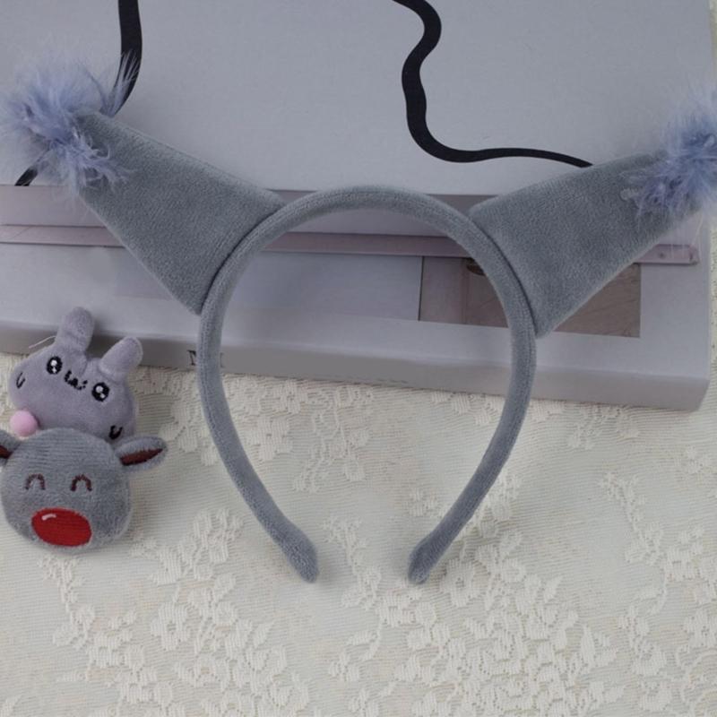 Повязка на голову белки Хвост Хэллоуин Животное Нарядные костюмы