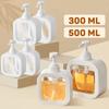 Refillable Soap Dispenser 300/500ML Hand Pump Bottle Durable Empty Container