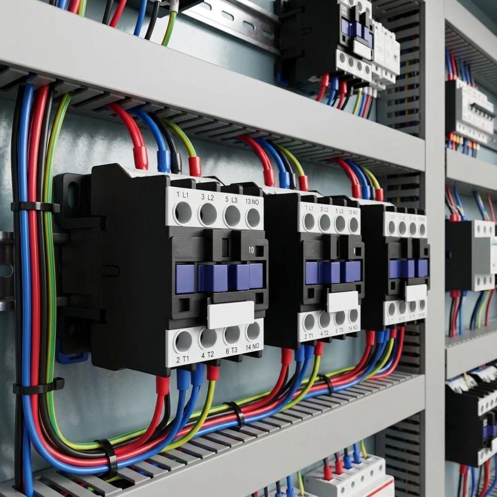 220V Coil Voltage AC Contactor 380V Coil Voltage Electromagnetic Contactor  Industrial Control