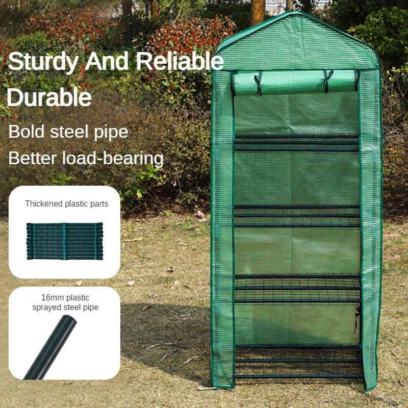 69 * 49 * 160cm PVC Plant Cover Garden Plant  Greenhouse Warm Sunshine Room Outdoor Garden Greenhouse Cover