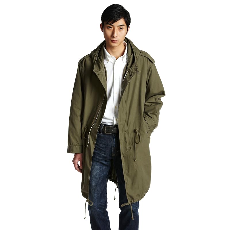 (Хьюстон) ПАРКА HOUSTON M-51 5409M Модель Mod Coat A Осима Оливково-зеленый Оливково-зеленый M
