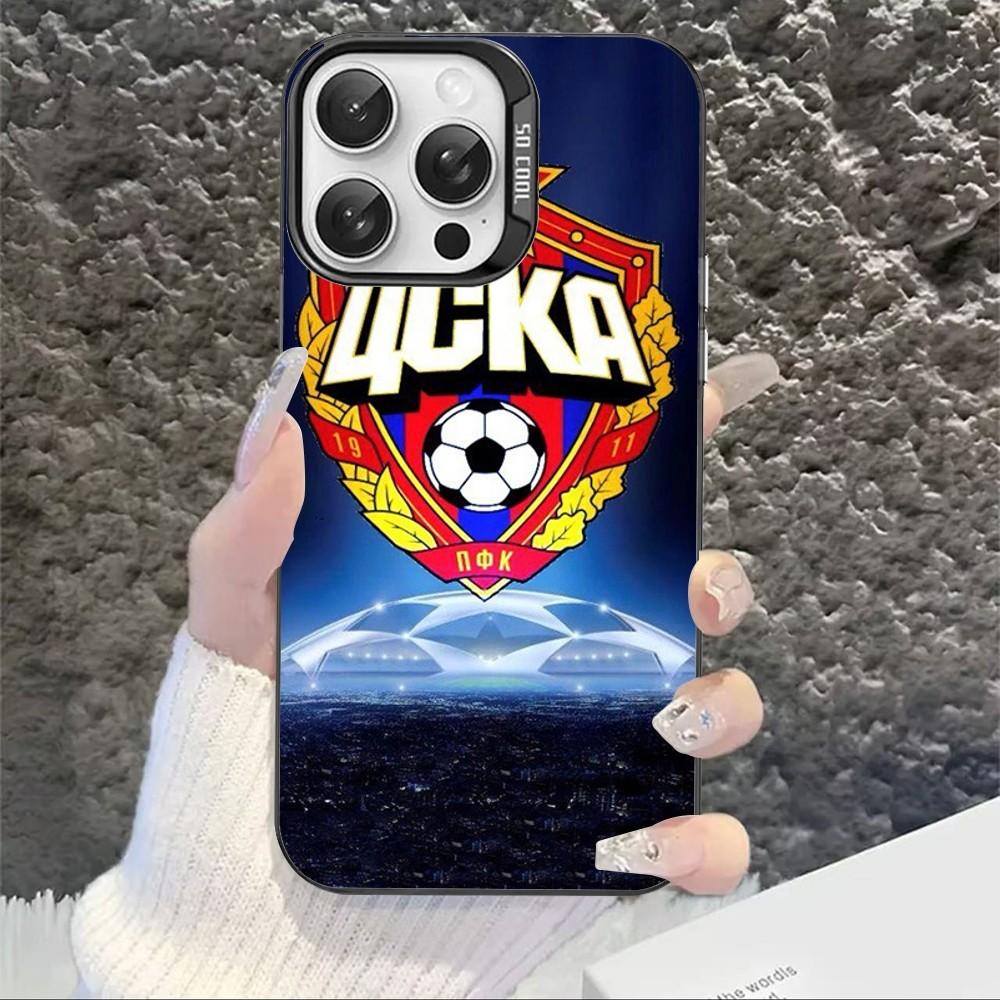 Hot Russia PFC CSKA Moscow Phone Case For IPhone 16 15 14 13 12 11 Pro Max X XR XSMAX 8 7 Plus Matte Shockproof Back Cover
