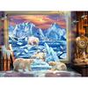 Diamond Painting Cross Stitch Polar Bear 5D Diy Animals Diamond Mosaic Picture Rhinestones Children Decor Gift