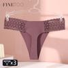 3Pcs Seamless Women Panties Sexy Lace G-string Hollow Out Waist Underwear for Female Solid Thongs Low Rise Lingerie S-XL