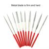 10pcs Steel Filing Tool Woodworking DIY Handcraft Wood Rasp Files Needle Mini File Set