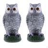 2x пластиковая садовая приманка для совы, высота 6 см/10,24 дюйма