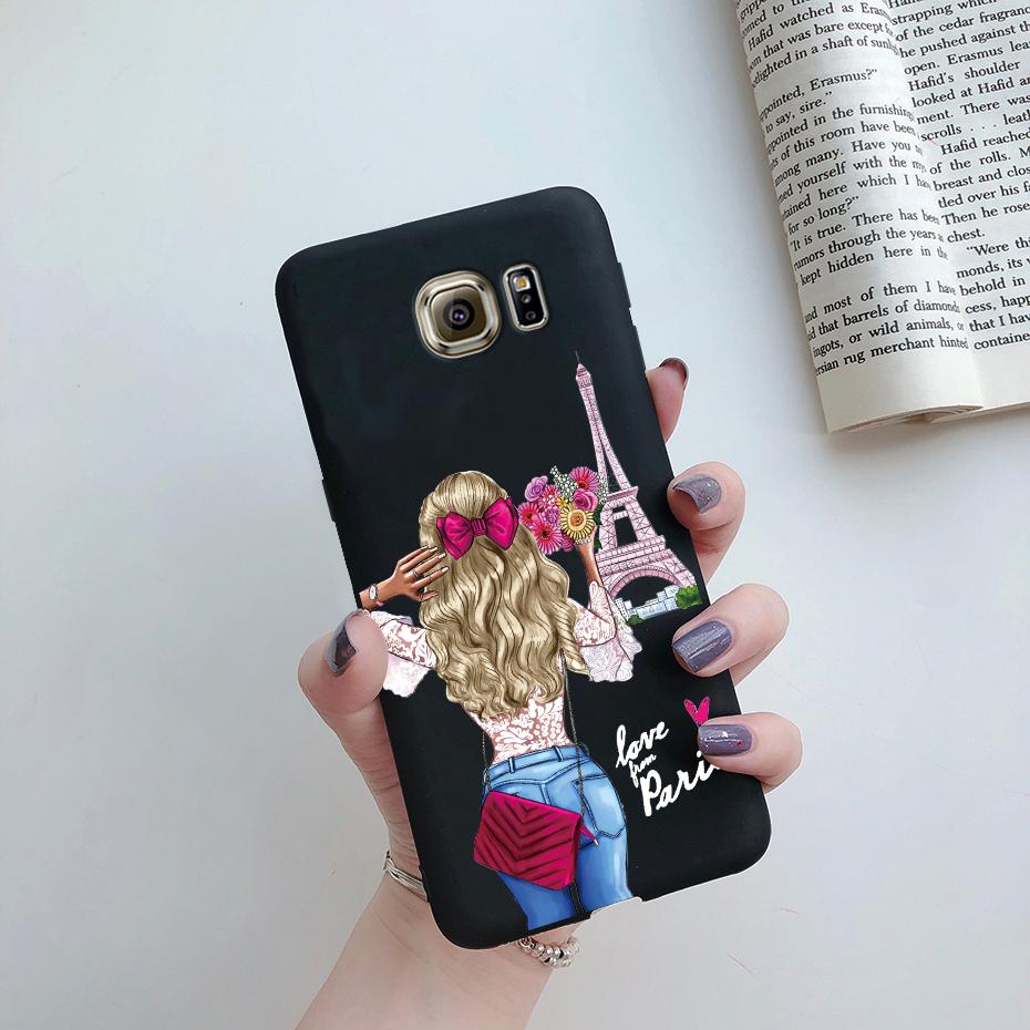 For Samsung Galaxy S7 egde case Cover for Samsung Galaxy S6 edge Case for Samsung S7 S6 G920F SM-G925F Cover Cute Silicon Fundas