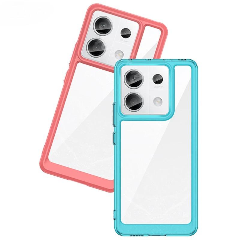 Transparent Phone Case For Xiaomi Poco X6 5G Case Bumper Anti-knock Silicone Color Back Cover Poco X6 5G Case For Poco X6 Pro 5G