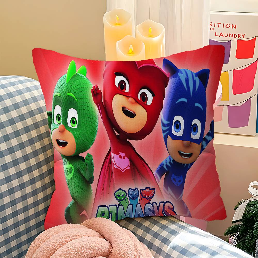 Cartoon PJ Anime Masks Pillow Gift Home Office Decoration Bedroom Sofa Car Cushion Cover case x