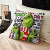 Cartoon THE GGRINCHS Pillowcase toon Gift Cushion Cover Bedroom Home Sofa Chair Seat Decor pillow case